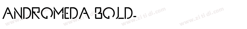 Andromeda Bold字体转换